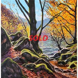 Autumn forest  30x30 cm. SOLD